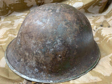 Load image into Gallery viewer, WW2 Mk3 High Rivet Turtle - British / Canadian Army Helmet - Good Original - The Militaria Shop
