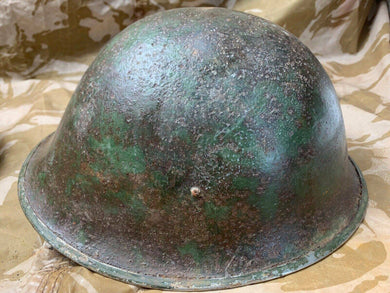 WW2 Mk3 High Rivet Turtle - British / Canadian Army Helmet - Nice Original - The Militaria Shop