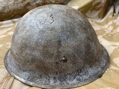 WW2 Mk3 High Rivet Turtle - British / Canadian Army Helmet - Nice Original - The Militaria Shop