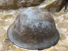 Load image into Gallery viewer, WW2 Mk3 High Rivet Turtle - British / Canadian Army Helmet - Nice Original - The Militaria Shop
