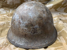 Load image into Gallery viewer, WW2 Mk3 High Rivet Turtle - British / Canadian Army Helmet - Nice Original - The Militaria Shop
