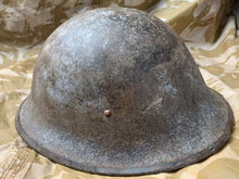 Load image into Gallery viewer, WW2 Mk3 High Rivet Turtle - British / Canadian Army Helmet - Nice Original - The Militaria Shop
