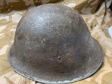 WW2 Mk3 High Rivet Turtle - British / Canadian Army Helmet - Nice Original - The Militaria Shop