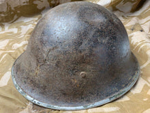 Load image into Gallery viewer, WW2 Mk3 High Rivet Turtle - British / Canadian Army Helmet - Nice Original - The Militaria Shop
