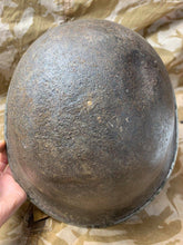 Load image into Gallery viewer, WW2 Mk3 High Rivet Turtle - British / Canadian Army Helmet - Nice Original - The Militaria Shop
