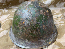 Load image into Gallery viewer, WW2 Mk3 High Rivet Turtle - British / Canadian Army Helmet - Nice Original - The Militaria Shop
