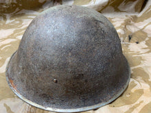 Load image into Gallery viewer, WW2 Mk3 High Rivet Turtle - British / Canadian Army Helmet - Nice Original - The Militaria Shop
