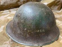 Load image into Gallery viewer, WW2 Mk3 High Rivet Turtle - British / Canadian Army Helmet - Nice Original
