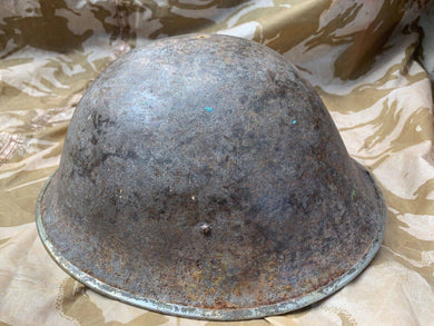 WW2 Mk3 High Rivet Turtle - British / Canadian Army Helmet - Nice Original - The Militaria Shop