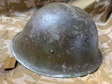 WW2 Mk3 High Rivet Turtle - British / Canadian Army Helmet - Nice Original - The Militaria Shop