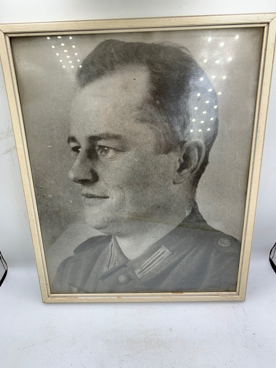 Original WW2 German Army Soldier Framed Portrait