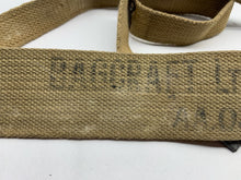 Charger l&#39;image dans la galerie, Original WW2 1945 Dated British Army Equipment Shoulder Strap 37 Pattern Webbing
