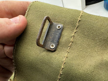 Lade das Bild in den Galerie-Viewer, Original WW2 British Army Assault Light Weight Gas Mask Bag 1943 Dated

