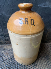 Load image into Gallery viewer, Original WW1 SRD Jar Rum Jar - British Army Issue - &quot;Supply Reserve Depot&quot; Jug
