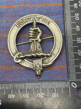 Load image into Gallery viewer, Original Scottish Regiment / Clan Brooch / Plaid Badge
