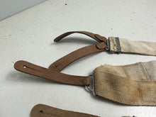 Charger l&#39;image dans la galerie, Original WW2 British Army / RAF Trouser Suspenders - Well Worn Example
