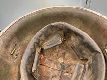 Load image into Gallery viewer, Original WW2 British / Canadian Army Mk3 Turtle Combat Helmet &amp; Liner
