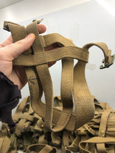 Load image into Gallery viewer, Original British Army Water Bottle Carrier Harness - WW2 37 Pattern
