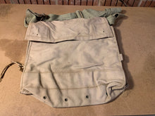 Load image into Gallery viewer, Original WW2 British Army Indian Made Soldiers Gas Mask Bag &amp; Strap - 1943 Dated
