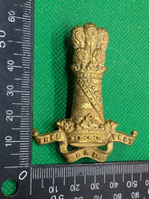 Load image into Gallery viewer, Original WW1 / WW2 British Army 11th Hussars Cap Badge
