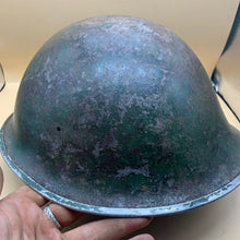 Load image into Gallery viewer, Original WW2 British / Canadian Army Mk3 High Rivet Turtle Army Combat Helmet
