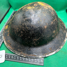 Charger l&#39;image dans la galerie, British Army Mk2 Brodie Helmet - Original WW2 - South African Manufactured
