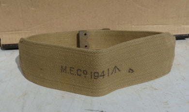 Original WW2 British Army 37 Pattern Yoke Utility Shoulder Strap - MECo 1941 - The Militaria Shop