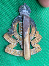 Load image into Gallery viewer, Original WW1 / WW2 British Army Royal Army Ordnance Corps Cap Badge
