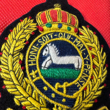 Load image into Gallery viewer, British Army 3rd The King&#39;s Own Hussars Regiment Embroidered Blazer Badge
