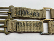 Charger l&#39;image dans la galerie, Original WW2 British Army 37 Pattern Brace Adaptors - 1943 Dated
