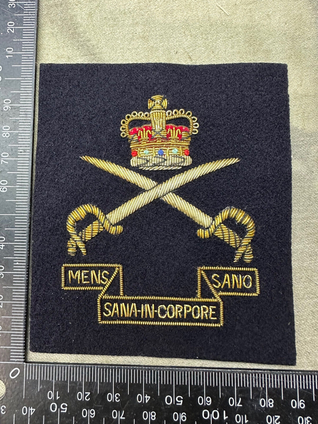 British Army Bullion Embroidered Blazer Badge - Army Physical Training Corps