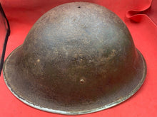 Load image into Gallery viewer, Original WW2 British Army / Canadian Army Mk3 Turtle Combat Helmet
