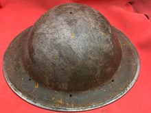 Load image into Gallery viewer, Original WW2 Combat Helmet - British / South African Army Mk2 Brodie Helmet
