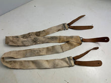 Charger l&#39;image dans la galerie, Original WW2 British Army / RAF Trouser Suspenders - Well Worn Example
