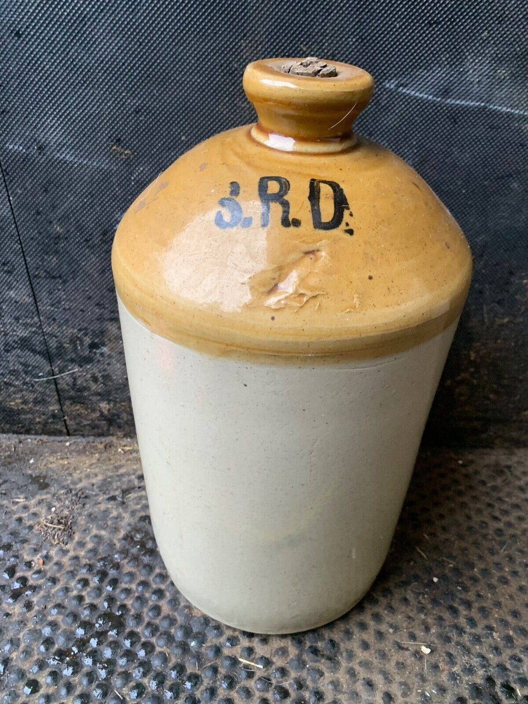 Original WW1 SRD Jar Rum Jar - British Army Issue - 