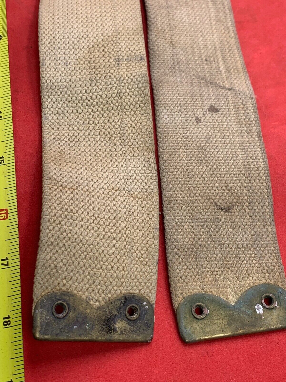 Original WW2 Pattern British Army L Straps Pair 37 Pattern bing