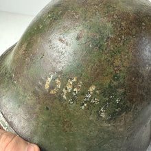 Charger l&#39;image dans la galerie, British / Canadian Army WW2 Mk3 Turtle Helmet 1944 Dated - Original WW2 Helmet
