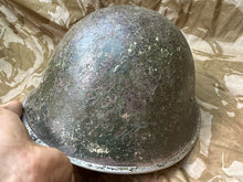 Load image into Gallery viewer, WW2 Mk3 High Rivet Turtle - British / Canadian Army Helmet - Nice Original
