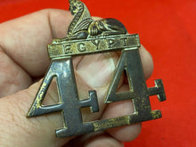 Load image into Gallery viewer, Original British Army 44th Essex Regiment of Foot Victorian OR&#39;s Glengarry Badge
