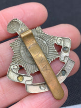 Load image into Gallery viewer, Original WW2 British Army Royal Sussex Regiment Brass Cap Badge
