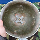WW2 Canadian Army Mk3 Turtle Helmet - Original Helmet Shell - High Rivet - The Militaria Shop