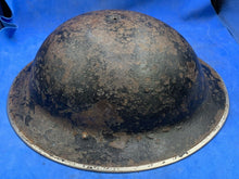 Load image into Gallery viewer, Original WW2 British Army Combat Helmet Mk2 Brodie
