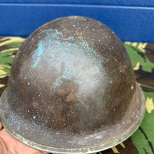 Load image into Gallery viewer, WW2 Canadian Army Mk3 Turtle Helmet - Original Helmet Shell - High Rivet
