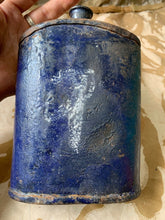 Load image into Gallery viewer, Original British Army WW1 / WW2 Blue Enamel Soldiers Water Bottle
