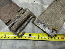 Load image into Gallery viewer, Original WW1 British Army 08 Pattern Webbing Belt 48&quot; Waist - The Militaria Shop
