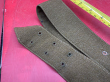 Load image into Gallery viewer, Original WW2 British Army Officers Service Dress Jacket Belt with Brass Buckle..

