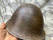 Load image into Gallery viewer, Original WW2 Canadian / British Army Mk3 High Rivet Turtle Helmet
