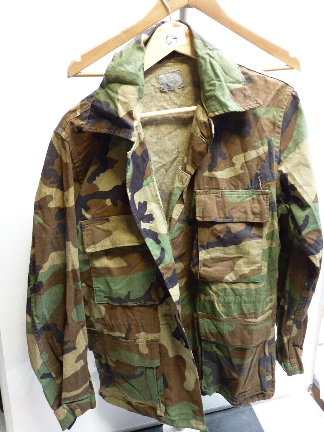 Genuine US Army Camouflaged BDU Battledress Uniform - Max 37 Inch Chest