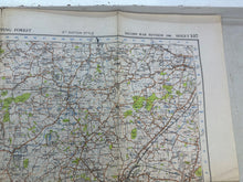 Load image into Gallery viewer, Original WW2 British Army OS Map of England - War Office - N.E London &amp; Epping
