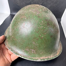 Load image into Gallery viewer, Original WW2 British / Canadian Army Mk3 Combat Helmet &amp; Liner
